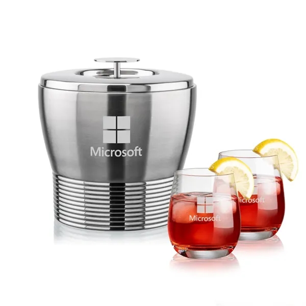 The Genoa Ice Bucket & On-the-Rocks Set is designed for effortless... from ASI 84592 St Regis Group