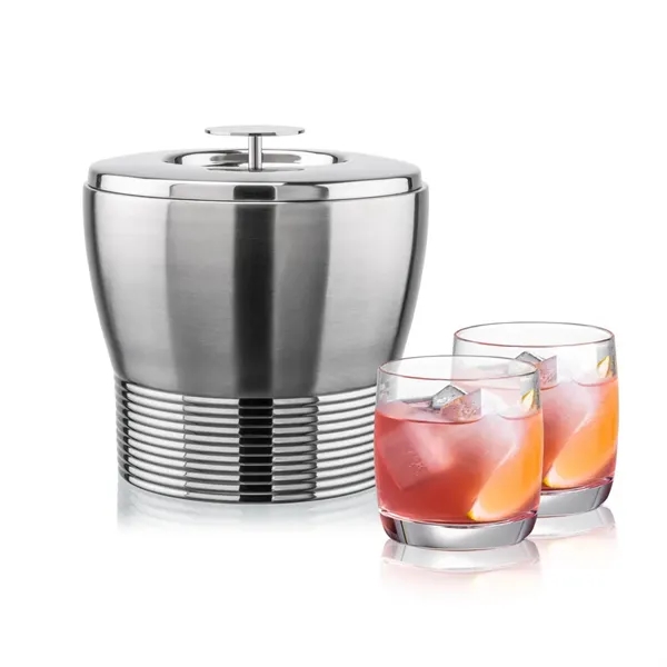 The Genoa Ice Bucket & On-the-Rocks Set is designed for effortless... from ASI 84592 St Regis Group