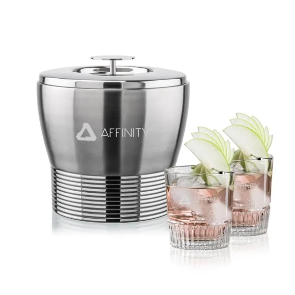 The Genoa Ice Bucket & On-the-Rocks Set is designed for effortless... from ASI 84592 St Regis Group