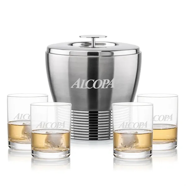 The Genoa Ice Bucket & On-the-Rocks Set is designed for effortless... from ASI 84592 St Regis Group