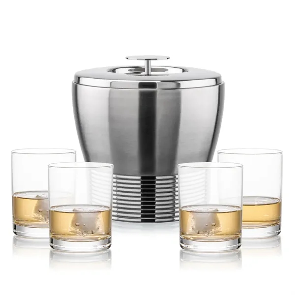 The Genoa Ice Bucket & On-the-Rocks Set is designed for effortless... from ASI 84592 St Regis Group