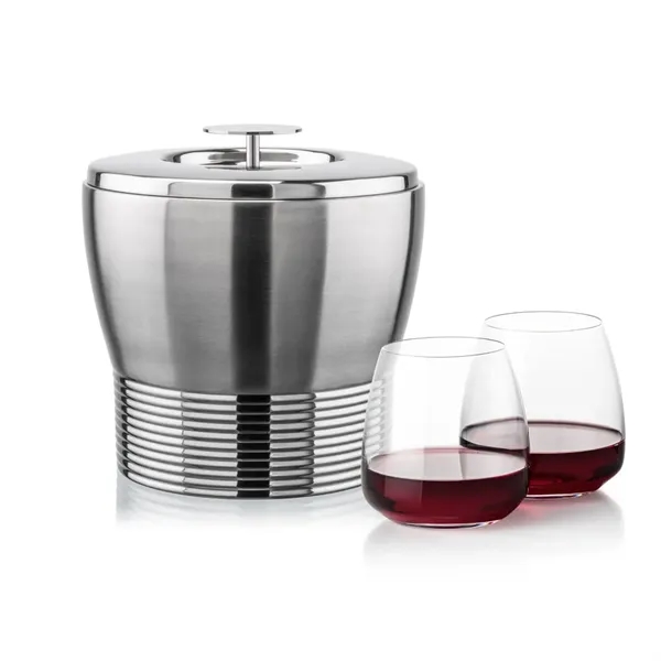 The Genoa Ice Bucket & On-the-Rocks Set is designed for effortless... from ASI 84592 St Regis Group