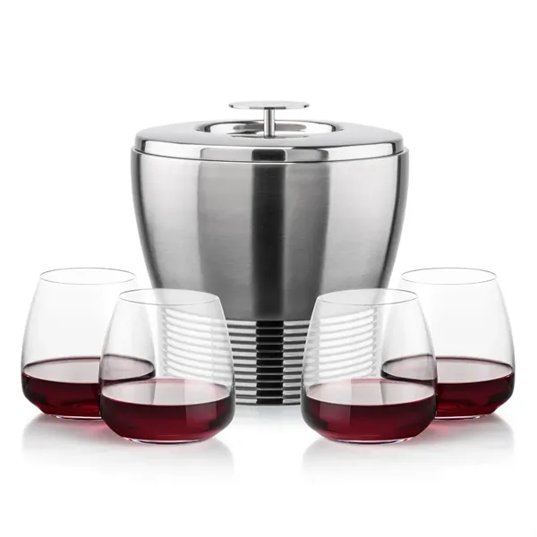 The Genoa Ice Bucket & On-the-Rocks Set is designed for effortless... from ASI 84592 St Regis Group