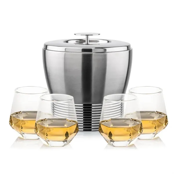 The Genoa Ice Bucket & On-the-Rocks Set is designed for effortless... from ASI 84592 St Regis Group