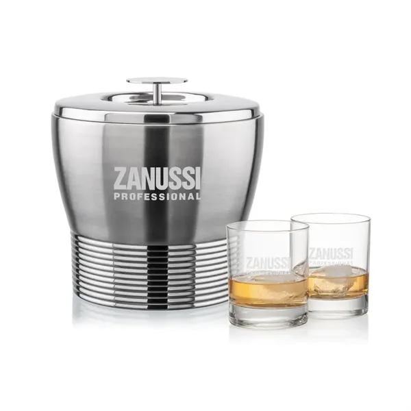 The Genoa Ice Bucket & On-the-Rocks Set is designed for effortless... from ASI 84592 St Regis Group