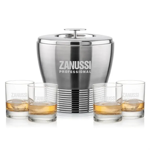 The Genoa Ice Bucket & On-the-Rocks Set is designed for effortless... from ASI 84592 St Regis Group