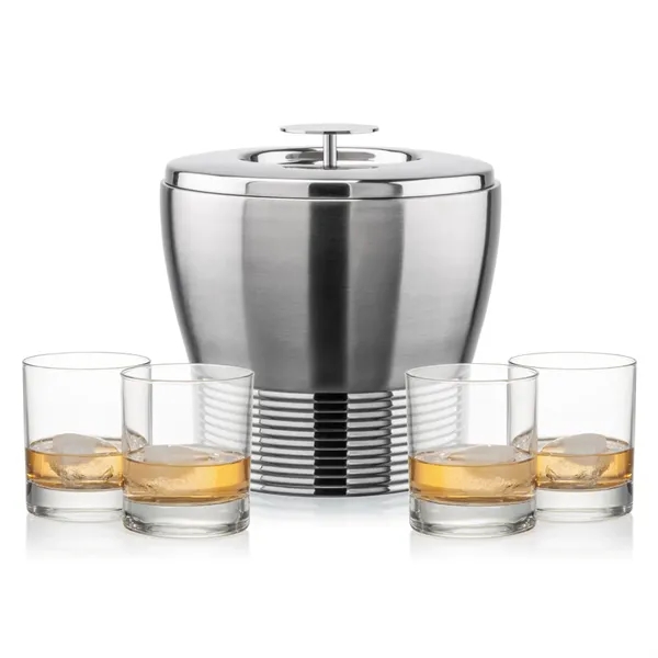 The Genoa Ice Bucket & On-the-Rocks Set is designed for effortless... from ASI 84592 St Regis Group