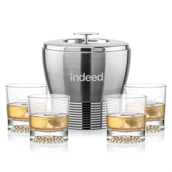 The Genoa Ice Bucket & On-the-Rocks Set is designed for effortless... from ASI 84592 St Regis Group