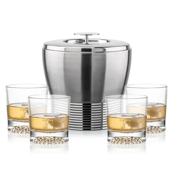 The Genoa Ice Bucket & On-the-Rocks Set is designed for effortless... from ASI 84592 St Regis Group