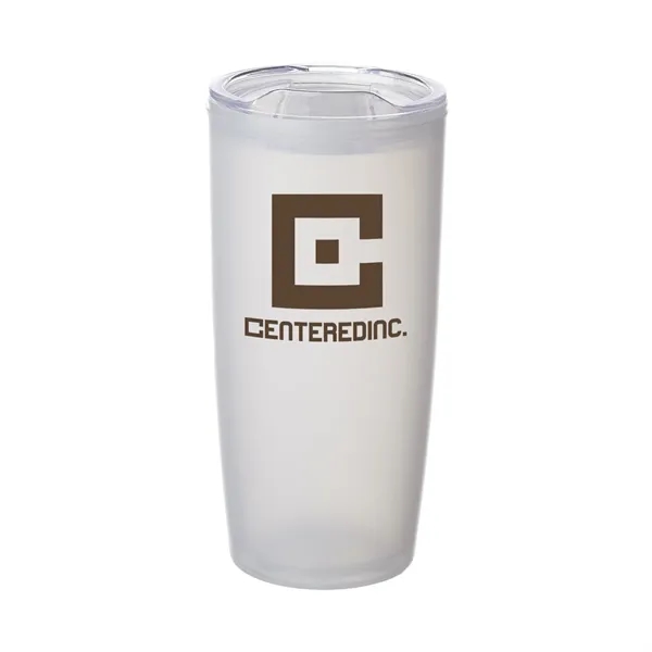 Stay refreshed with this 22 oz. plastic double-wall tumbler.... from ASI 62088 IDProductsource