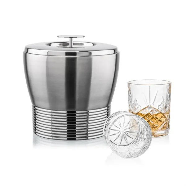 The Genoa Ice Bucket & On-the-Rocks Set is designed for effortless... from ASI 84592 St Regis Group