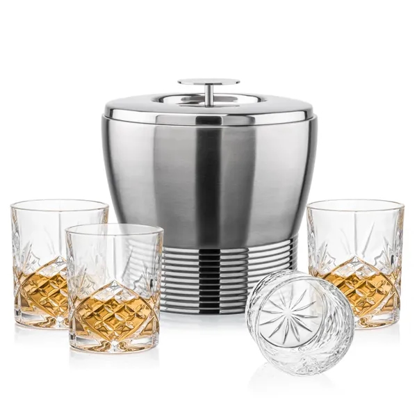 The Genoa Ice Bucket & On-the-Rocks Set is designed for effortless... from ASI 84592 St Regis Group