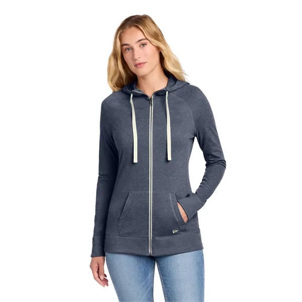 New Era Ladies Sueded Cotton Blend Full-Zip Hoodie.... from ASI 84863 SanMar