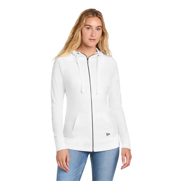 New Era Ladies Sueded Cotton Blend Full-Zip Hoodie.... from ASI 84863 SanMar