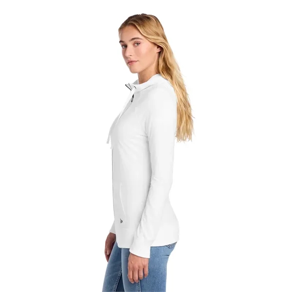 New Era Ladies Sueded Cotton Blend Full-Zip Hoodie.... from ASI 84863 SanMar