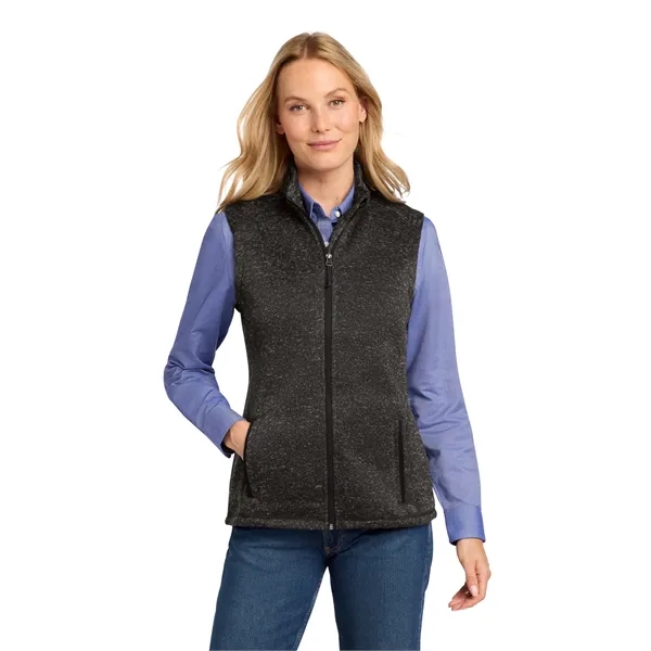Port Authority Ladies Sweater Fleece Vest... from ASI 84863 SanMar