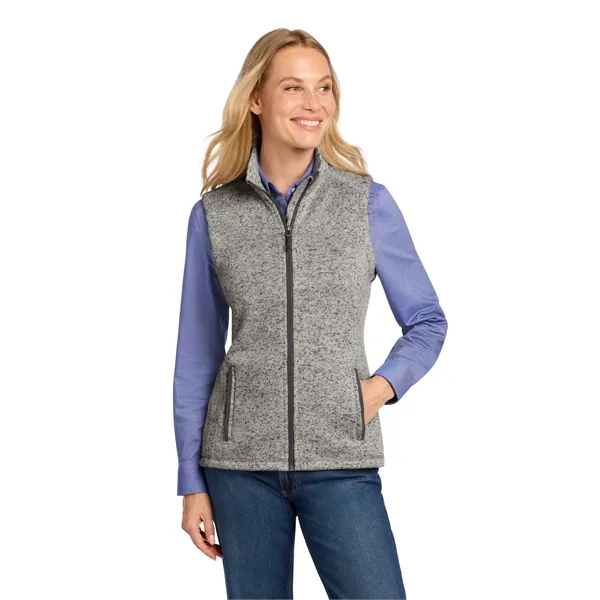 Port Authority Ladies Sweater Fleece Vest... from ASI 84863 SanMar