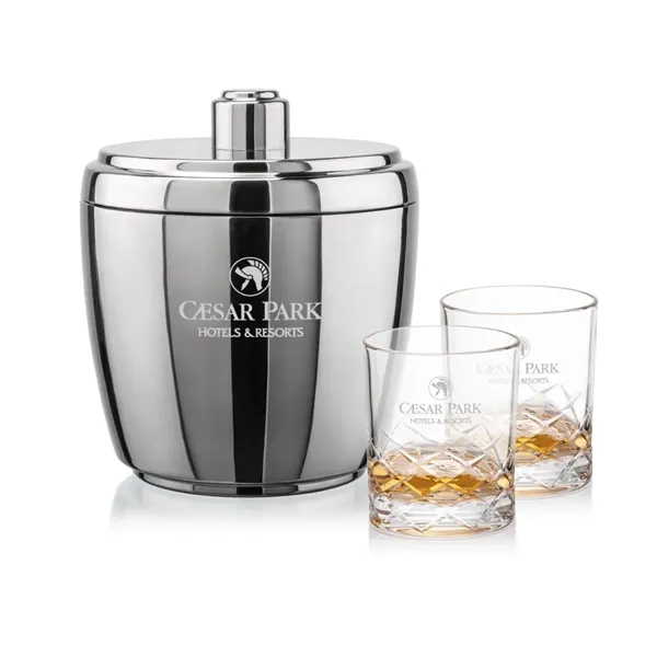 The Pescara Ice Bucket & On-the-Rocks Set combines modern style with... from ASI 84592 St Regis Group / St Regis