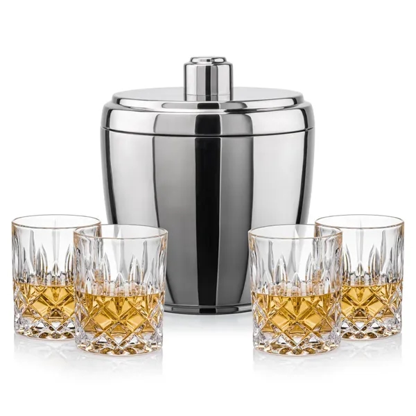 The Pescara Ice Bucket & On-the-Rocks Set combines modern style with... from ASI 84592 St Regis Group