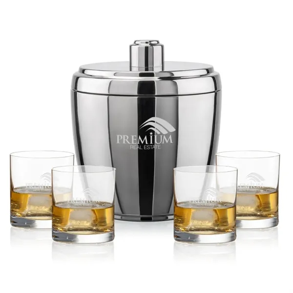 The Pescara Ice Bucket & On-the-Rocks Set combines modern style with... from ASI 84592 St Regis Group