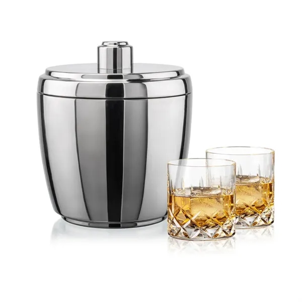 The Pescara Ice Bucket & On-the-Rocks Set combines modern style with... from ASI 84592 St Regis Group