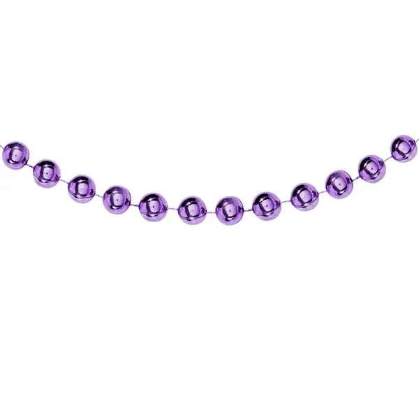 33" metallic beaded Mardi Gras necklace in a variety of colors.... from ASI 42016 Brighter Promotions Inc / Chemical Light™ Liquid Light