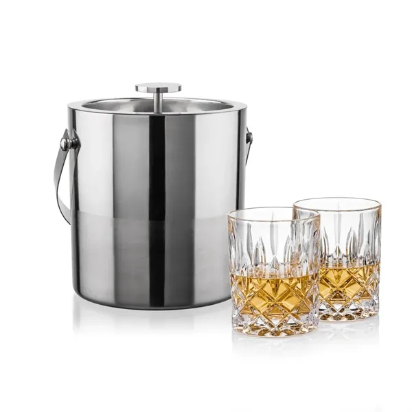 The Catania Ice Bucket with On-the-Rocks Set brings refined style and... from ASI 84592 St Regis Group