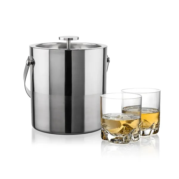 The Catania Ice Bucket with On-the-Rocks Set brings refined style and... from ASI 84592 St Regis Group