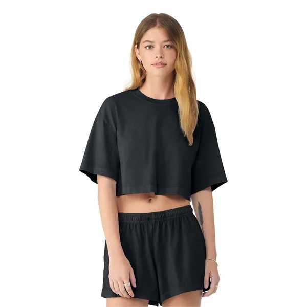 BELLA+CANVAS Women's Heavyweight Garment-Dyed Cropped Tee... from ASI 84863 SanMar