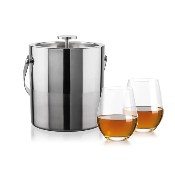 The Catania Ice Bucket with On-the-Rocks Set brings refined style and... from ASI 84592 St Regis Group