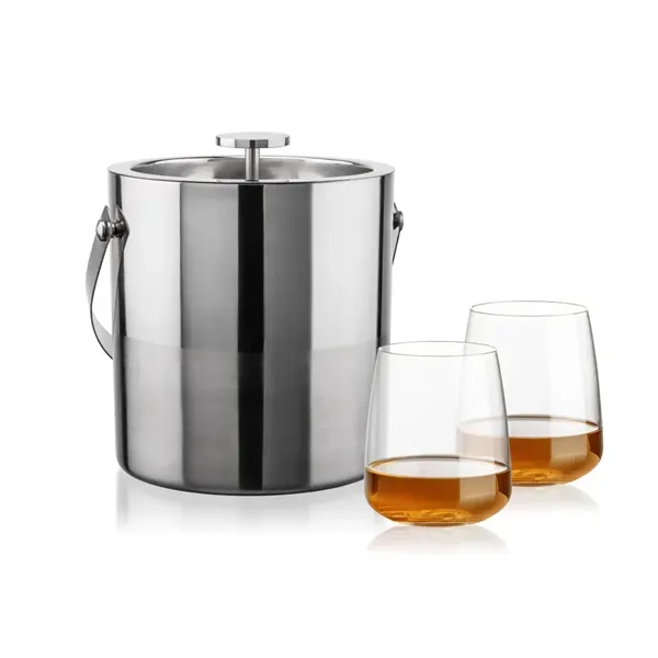 The Catania Ice Bucket with On-the-Rocks Set brings refined style and... from ASI 84592 St Regis Group