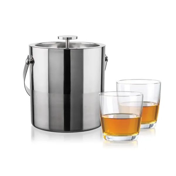 The Catania Ice Bucket with On-the-Rocks Set brings refined style and... from ASI 84592 St Regis Group