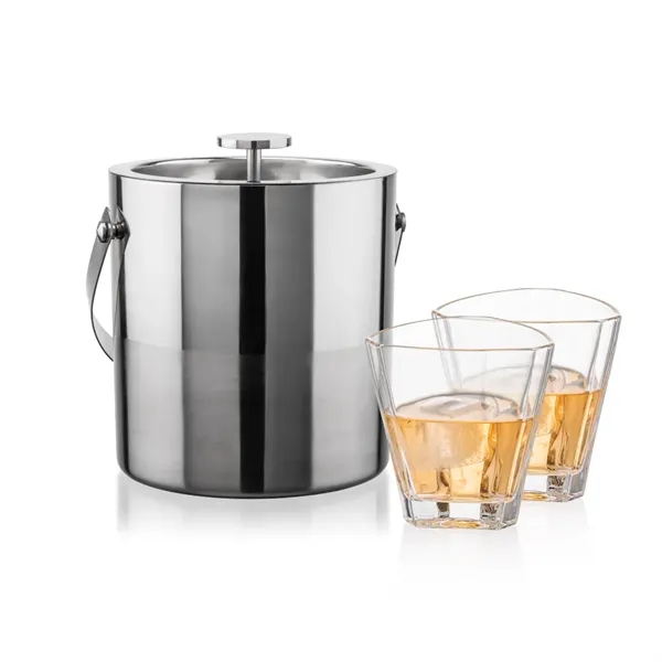 The Catania Ice Bucket with On-the-Rocks Set brings refined style and... from ASI 84592 St Regis Group