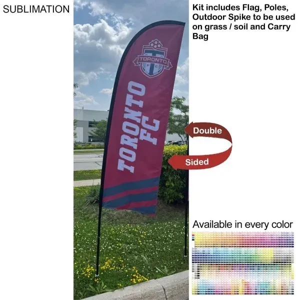 8.5' X-Small Feather Flag Kit... from ASI 53509 FIEL-Fairdeal Import & Export