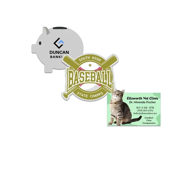 Customizable indoor magnet measuring 36 sq. inches with full color imprint.... from ASI 54040 Fey Promo / Magna-Tel by Fey