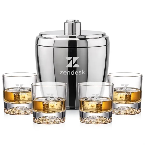 The Pescara Ice Bucket & On-the-Rocks Set combines modern style with... from ASI 84592 St Regis Group