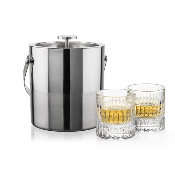 The Catania Ice Bucket with On-the-Rocks Set brings refined style and... from ASI 84592 St Regis Group