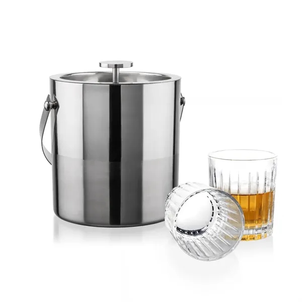 The Catania Ice Bucket with On-the-Rocks Set brings refined style and... from ASI 84592 St Regis Group