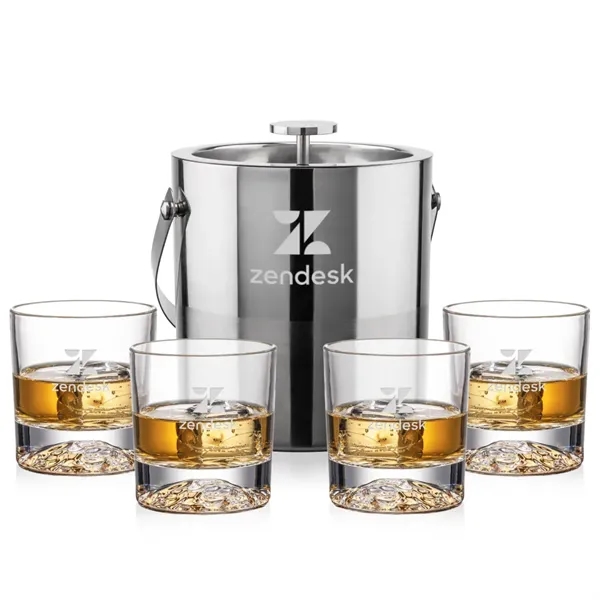 The Catania Ice Bucket with On-the-Rocks Set brings refined style and... from ASI 84592 St Regis Group