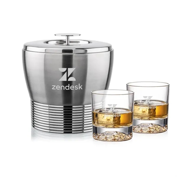 The Genoa Ice Bucket & On-the-Rocks Set is designed for effortless... from ASI 84592 St Regis Group