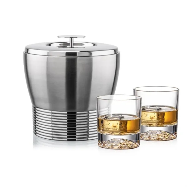The Genoa Ice Bucket & On-the-Rocks Set is designed for effortless... from ASI 84592 St Regis Group
