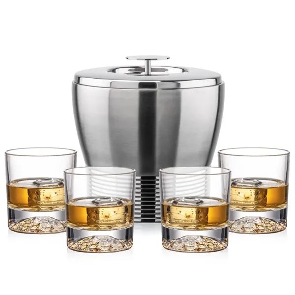 The Genoa Ice Bucket & On-the-Rocks Set is designed for effortless... from ASI 84592 St Regis Group