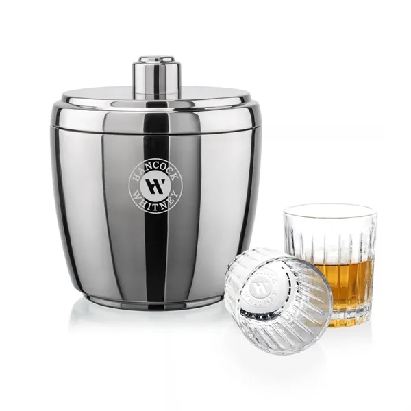 The Pescara Ice Bucket & On-the-Rocks Set combines modern style with... from ASI 84592 St Regis Group
