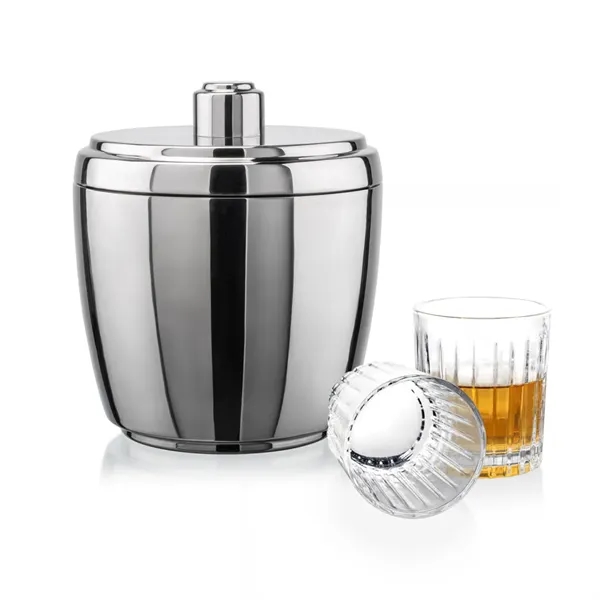 The Pescara Ice Bucket & On-the-Rocks Set combines modern style with... from ASI 84592 St Regis Group