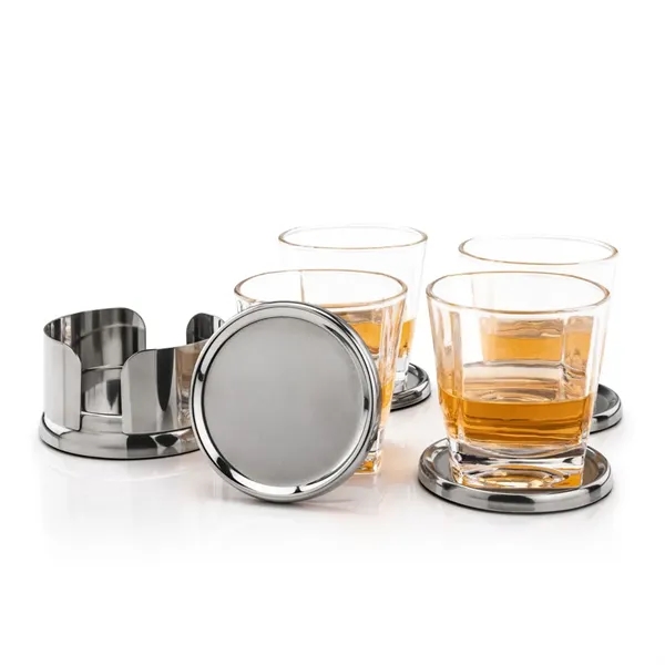 The Baldoni Coasters & On-the-Rocks Set combines modern elegance with everyday... from ASI 84592 St Regis Group