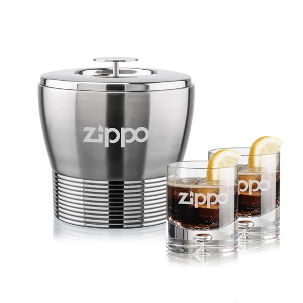 The Genoa Ice Bucket & On-the-Rocks Set is designed for effortless... from ASI 84592 St Regis Group