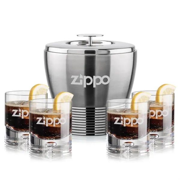 The Genoa Ice Bucket & On-the-Rocks Set is designed for effortless... from ASI 84592 St Regis Group