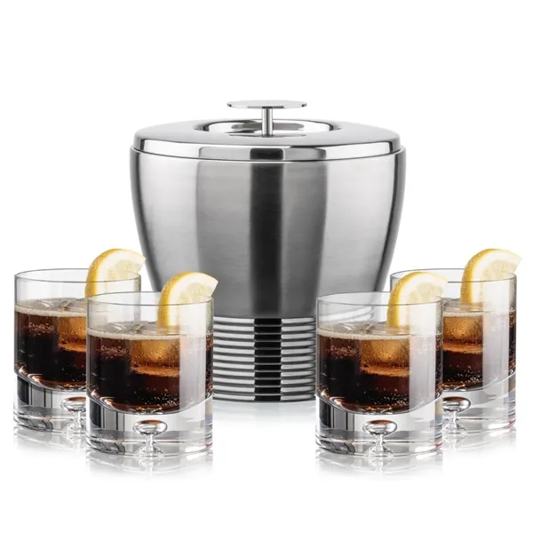The Genoa Ice Bucket & On-the-Rocks Set is designed for effortless... from ASI 84592 St Regis Group