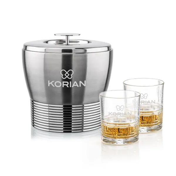 The Genoa Ice Bucket & On-the-Rocks Set is designed for effortless... from ASI 84592 St Regis Group