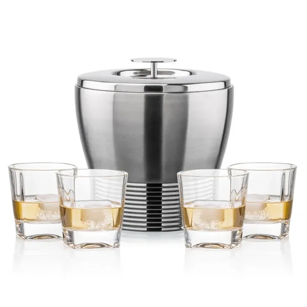 The Genoa Ice Bucket & On-the-Rocks Set is designed for effortless... from ASI 84592 St Regis Group
